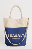 Seasalt Canvas Tote Bag Half Logo - Half Logo
