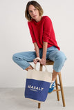 Seasalt Canvas Tote Bag Half Logo - Half Logo
