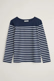 Seasalt Sailor Shirt - Falmouth Breton Maritime Chalk
