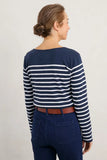 Seasalt Sailor Shirt - Falmouth Breton Maritime Chalk