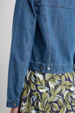 Seasalt Levan Well Jacket - Mid Wash Rain Slub