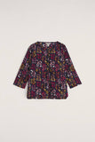 Seasalt Watercolour Sketch Top - Inky Botanical Maritime
