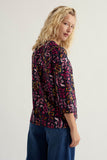 Seasalt Watercolour Sketch Top - Inky Botanical Maritime