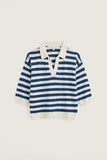 Seasalt Gwynver Jumper - Cornish Dark Voyage Chalk