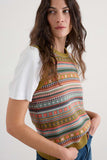 Seasalt Cove Cottage Cardigan - Carved Relief Pear Multi