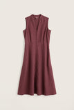 Seasalt Sleeveless Carved Wood Dress - Cacao
