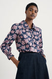 Seasalt Ysella Top - Monoprint Floral Maritime