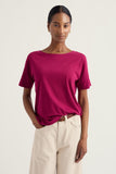 Seasalt Bryher View T-Shirt - Dark Freesia