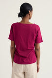 Seasalt Bryher View T-Shirt - Dark Freesia