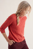 Seasalt Knavock Jumper Plain - Crab Claw
