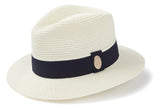 Hicks & Brown Orford Fedora Cream/Navy*