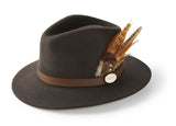 Hicks & Brown Suffolk Fedora - Dark Brown