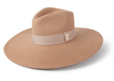 Hicks & Brown Pebmarsh Fedora Natural/Champagne*