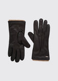 Dubarry Kilconnell Ladies Leather Gloves - Black