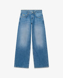 Superdry Mid Rise Baggy Jeans - Mid Blue Vintage Wash
