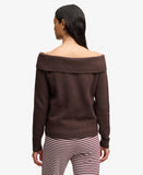 Superdry Bardot Knitted Jumper - Chestnut Brown