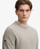 Superdry Texture Jumper - Beige/Grey Twist