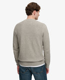 Superdry Texture Jumper - Beige/Grey Twist