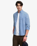 Superdry Preppy Oxford Shirt - Sky Blue Chambray