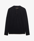 Superdry Waffle Henley Top - French Blue