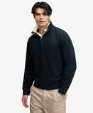 Superdry Essential Serif Logo Half Zip - Dark Navy