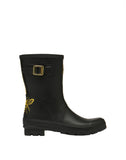 Joules Molly Mid Height Printed Welly - Gold Bee*