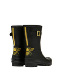 Joules Molly Mid Height Printed Welly - Gold Bee*