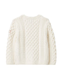 Joules Rhett Aran Knit Cardigan - Cream