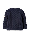 Joules Rhett Aran Knit Cardigan - Navy