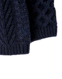 Joules Rhett Aran Knit Cardigan - Navy