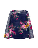 Joules Harbour Long Sleeve Top - Floral Stripe