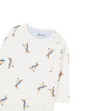 Joules Peter Rabbit Zippy Babygrow - White Peter Rabbit