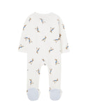 Joules Peter Rabbit Zippy Babygrow - White Peter Rabbit