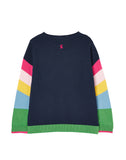 Joules Miranda Intarsia Jumper - Blue Horse