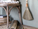 Sweeping Broom Natural Straw Handle Bamboo