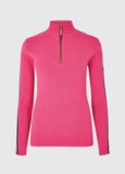 Dubarry Killglass Zip Neck Sweater - Cerise