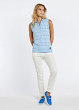 Dubarry Gracehill Striped Polo - Light Sky