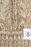 Lighthouse Hannah Bobble Hat - Almond & Navy