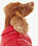 Barbour Baffle Quilt Dog Coat - Brick Red