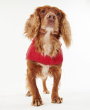 Barbour Baffle Quilt Dog Coat - Brick Red