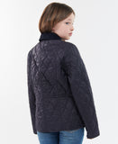 Barbour Girls Summer Liddesdale Quilted Jacket - Navy/Rose Blush