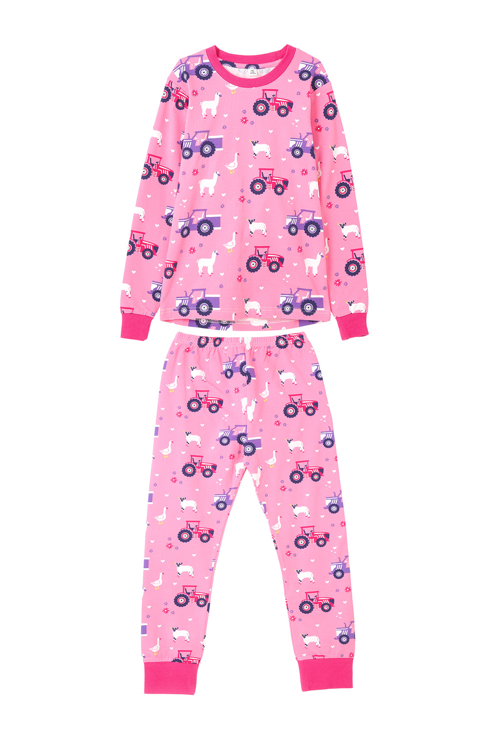 Lighthouse Girls Pyjamas - Tractor Print