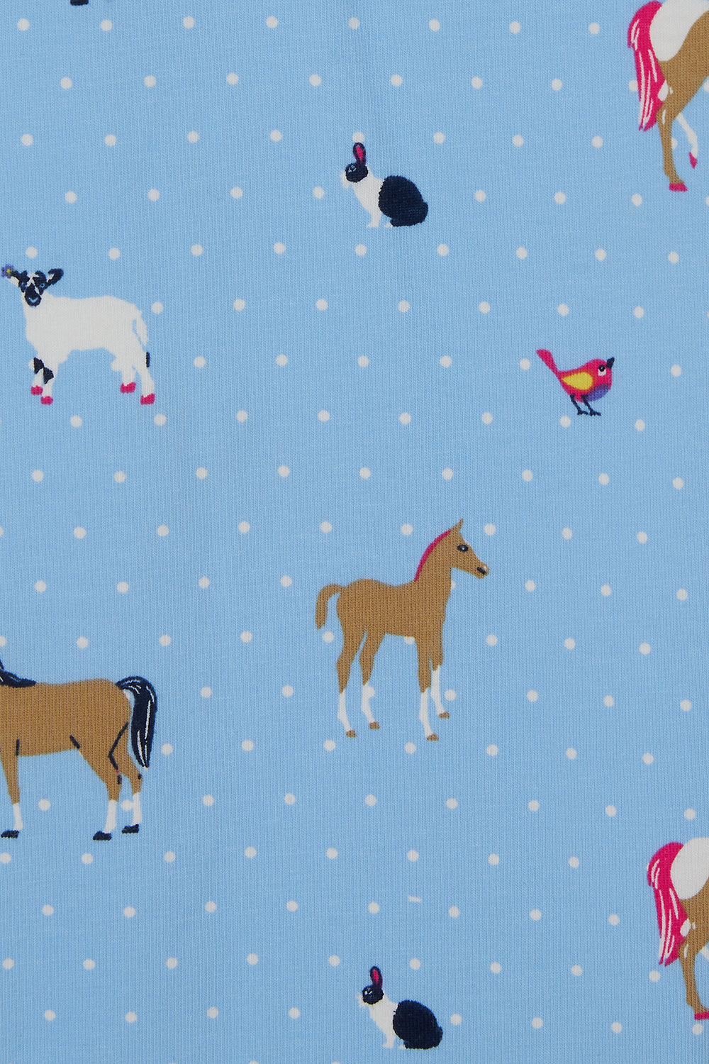 Lighthouse Girls Pyjamas - Blue Animal Print