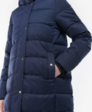 Barbour Musk Quilted Jacket - Navy Herringbone