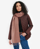 Barbour Lambswool Woven Scarf - Rosewood