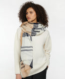 Barbour Lawers Tartan Scarf - Hessian/Navy