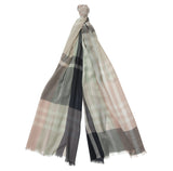 Barbour Tynemouth Check Wrap - Pink/Navy