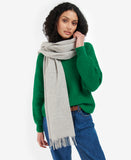 Barbour Lambswool Wrap - Light Grey