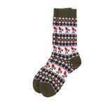 Barbour Robin Fairisle Socks - Olive