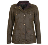 Barbour Winter Defence Wax Jacket - Olive